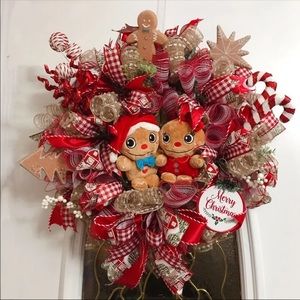 25” Gingerbread Christmas Wreath